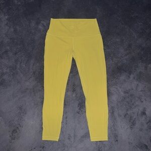 10 - lululemon athletica Chartreuse Yellow Green Leggings